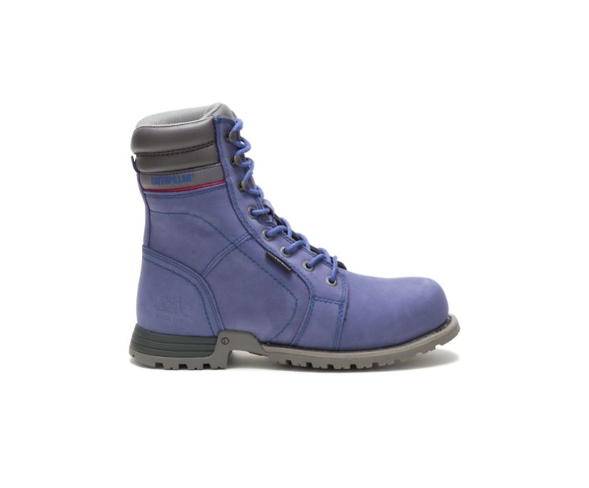 Caterpillar Echo Waterproof Steel Toe - Blå Vernestøvler Dame - Norge ( DVSMK-4521 )